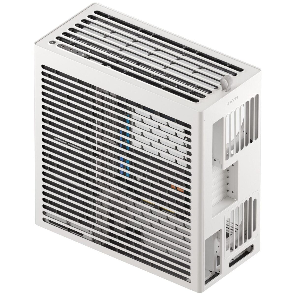 HAVN HS 420 white Premium Midi Tower Case – without vertical GPU support