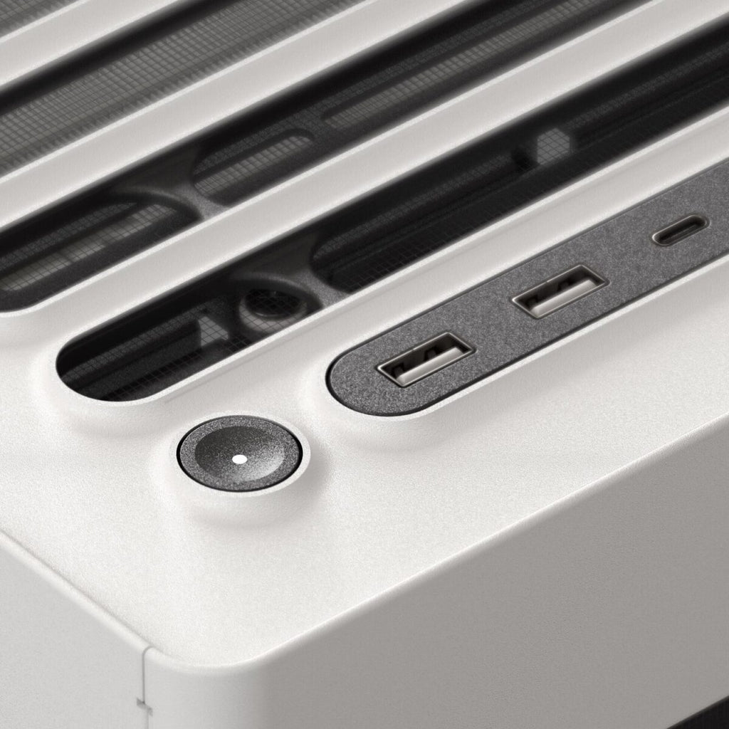 HAVN HS 420 white Premium Midi Tower Case – without vertical GPU support