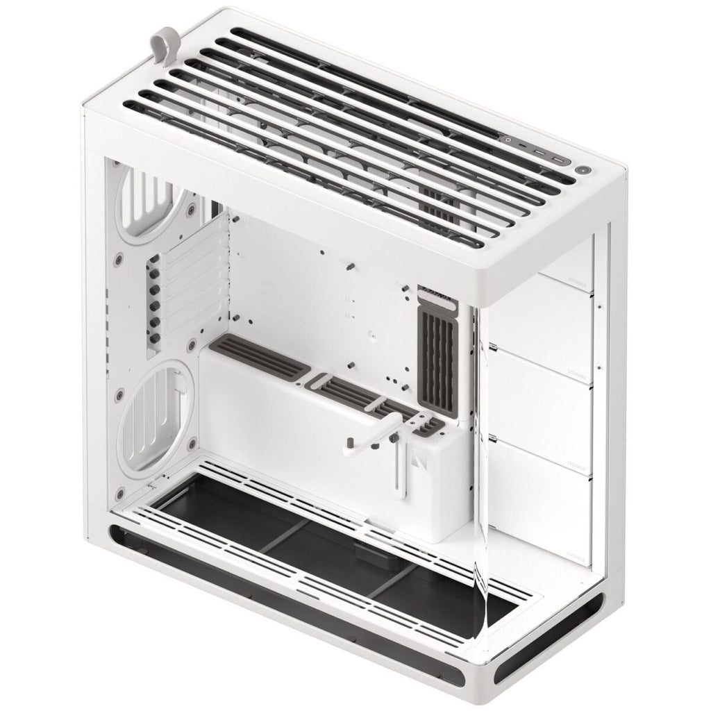 HAVN HS 420 white Premium Midi Tower Case – without vertical GPU support