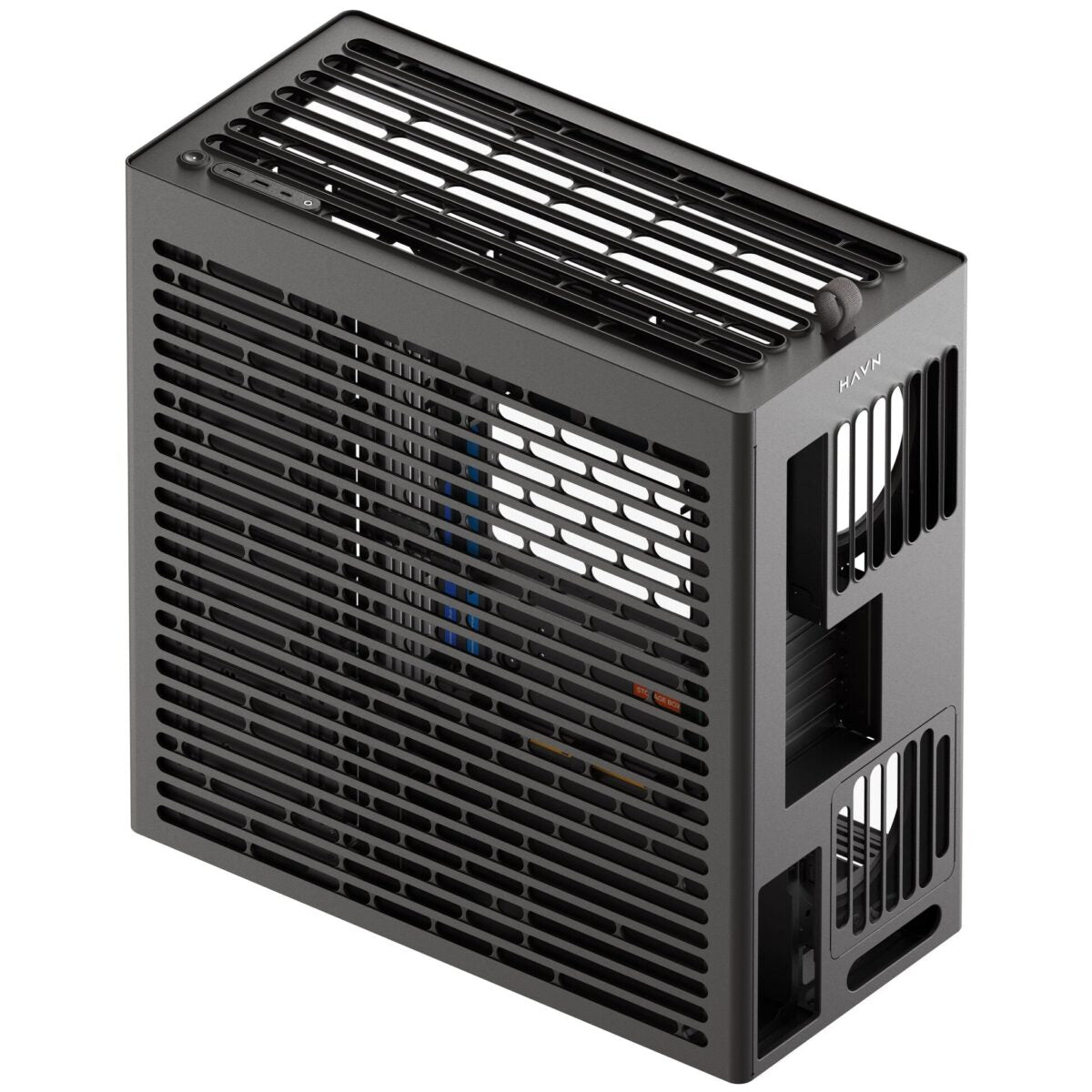 HAVN HS 420 black Premium Midi Tower Case – without vertical GPU support