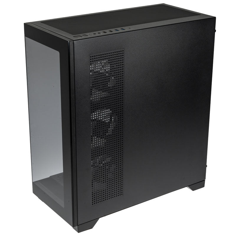 Kolink Unity Peak ARGB Midi Tower Showcase – Black ATX 400mm clearance with 4 ARGB Fans