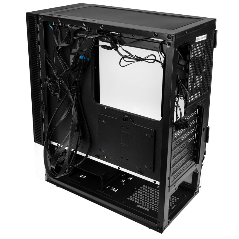 Kolink Observatory MX Mesh ARGB Midi Tower Case – Black/White (with 5 ARGB fans – 2x140mm & 3x120mm)