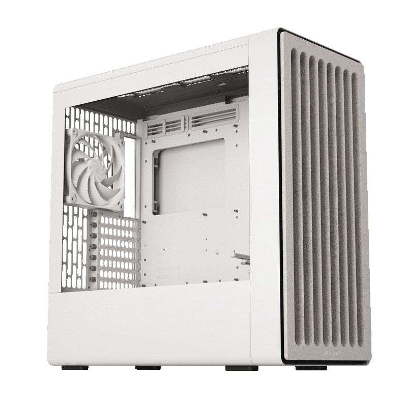 HAVN BF 360 Flow White with 180mm fans – premium ATX mid-tower