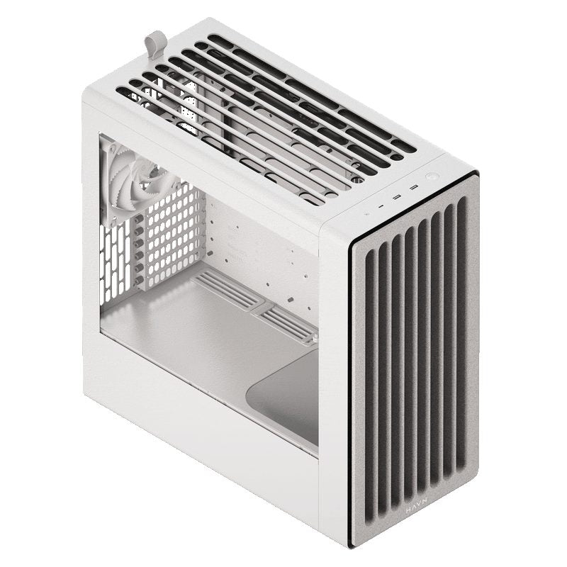 HAVN BF 360 Flow White with 180mm fans – premium ATX mid-tower