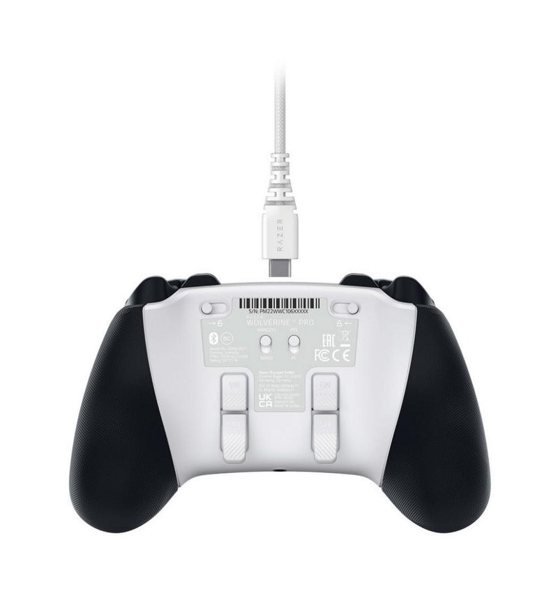 Razer WOLVERINE V2 PRO WHITE – Wireless Gaming Controller – Mecha-Tactile Buttons – RGB – PS5/PC