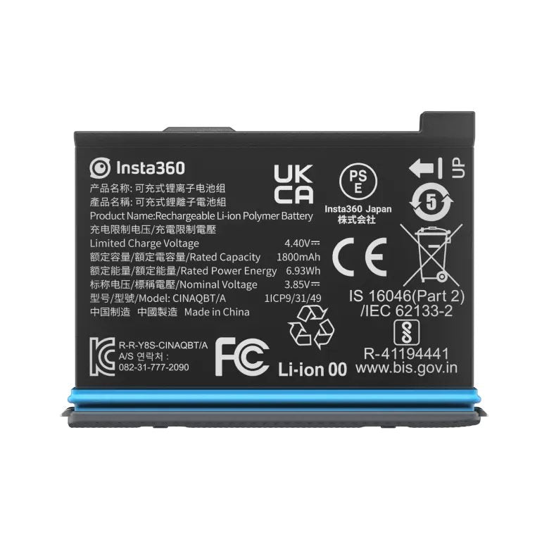 Insta360 X3 Battery – External Battery for X3