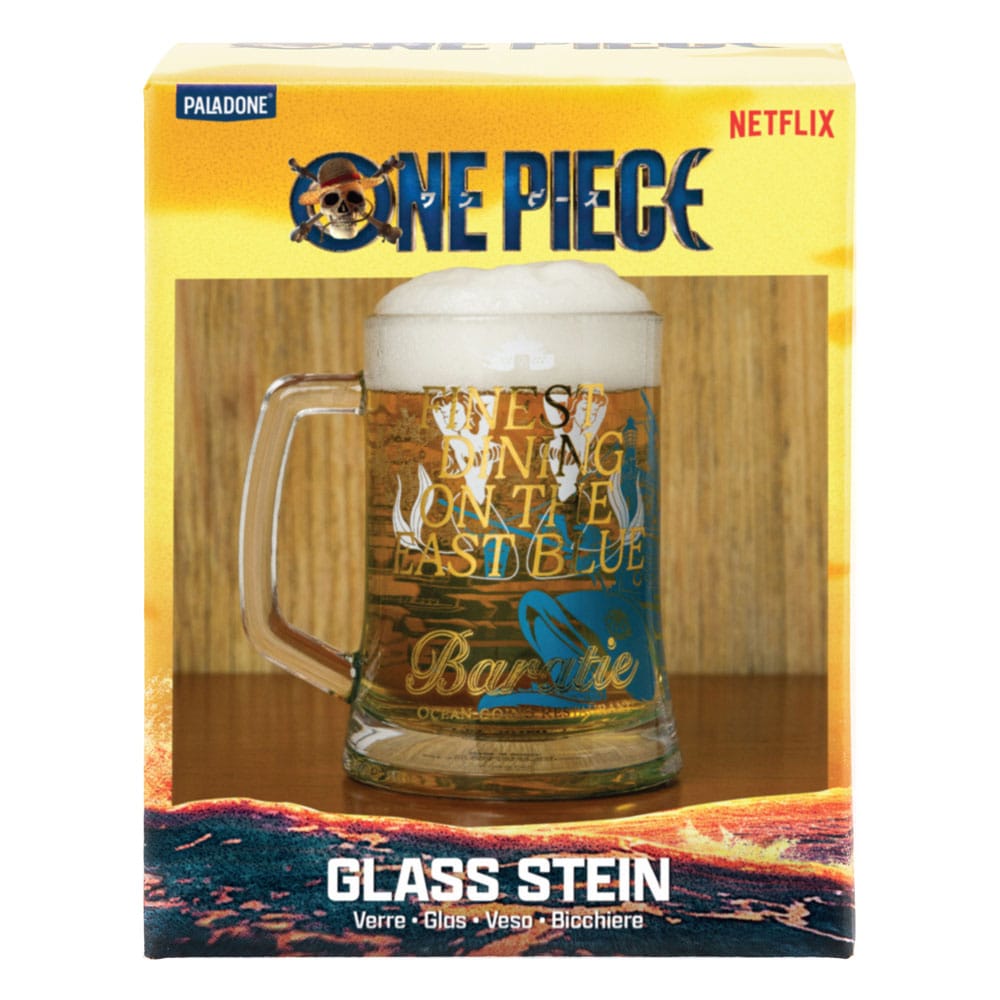 One Piece Beer Pint Glass